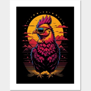 Cool Rooster Posters and Art